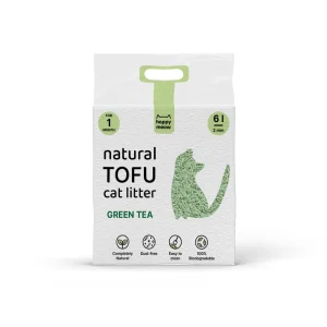 Areia Aglomerante Tofu Chá Verde 6L – Happy Meow