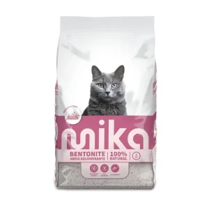 Areia Bentonite Talco Mika 5L para Gato