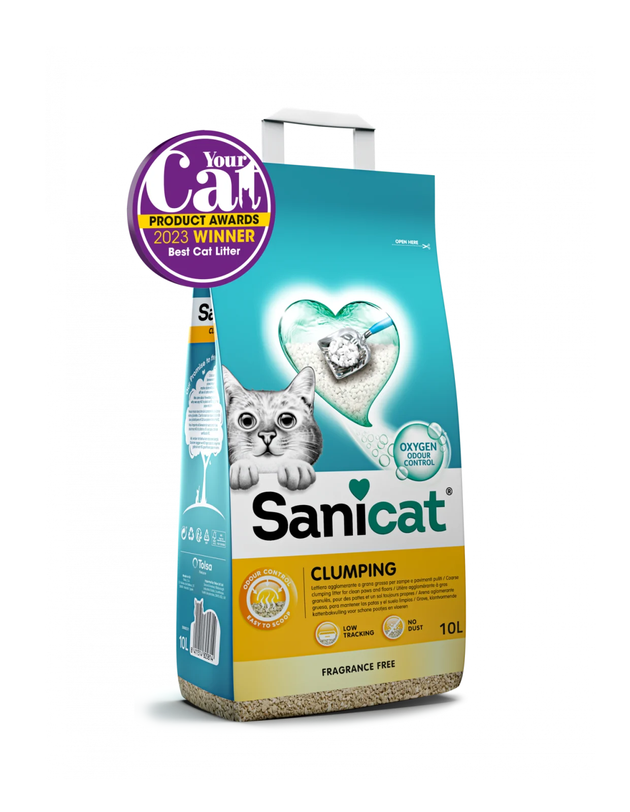 Areia Clumping Fragrance Free – Sanicat - Image 2