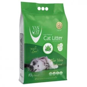 Areia de aloe vera para gato – VanCat – Quantidade: 10 kg