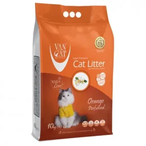 Areia de laranja para gato – VanCat – Quantidade: 10 kg