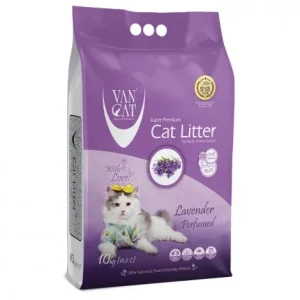 Areia de lavanda para gato – VanCat – Quantidade: 10 kg