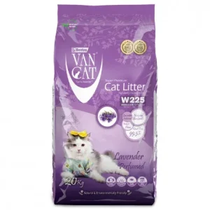 Areia de lavanda para gato – VanCat – Quantidade: 20 kg