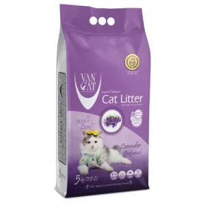Areia de lavanda para gato – VanCat – Quantidade: 5 kg