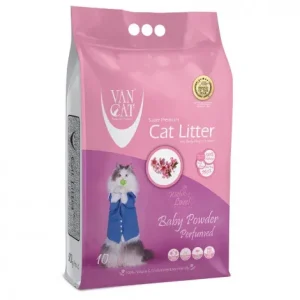 Areia de talco para gato – VanCat – Quantidade: 10 kg
