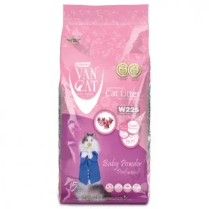 Areia de talco para gato – VanCat – Quantidade: 15 kg