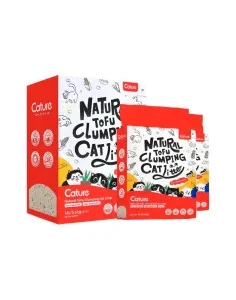 Areia para Gatos Cature Tofu & Zeolite — Natural, Anti-Odor e Ecológica