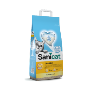 Areia para gatos Sanicat Classic Frangrance Free (produto para envio exclusivo à associação)