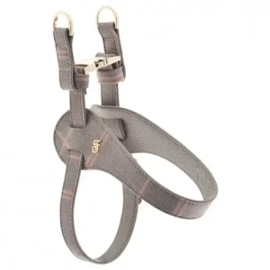 Arnês Mokka cinza/rosa para cães – Ferribiella – Tamanho: Small