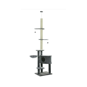 Arranhador para gatos ajustável ao tecto 220-254 cm – Dark Grey