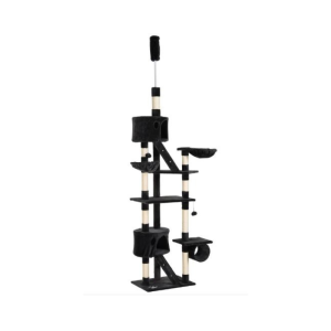 Arranhador para gatos ajustável ao tecto 60x45x240-260 cm – Dark Grey