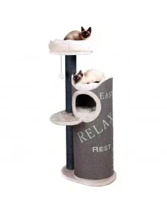 Arranhador para Gatos Juana Castanho e Creme