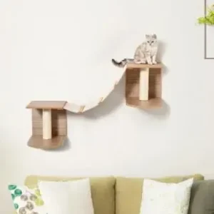 Arranhador para gatos Prateleira plataforma e postes de sisal