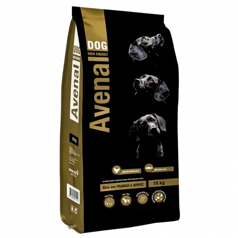 Avenal Alta energia – Ração seca para cão adulto ativo – Quantidade: 18 kg