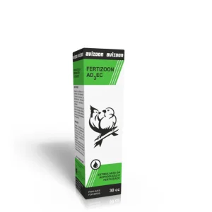 Avizoon Fertizoon AD3EC 30ml - crescimento, reprodu莽茫o e fertilidade para aves