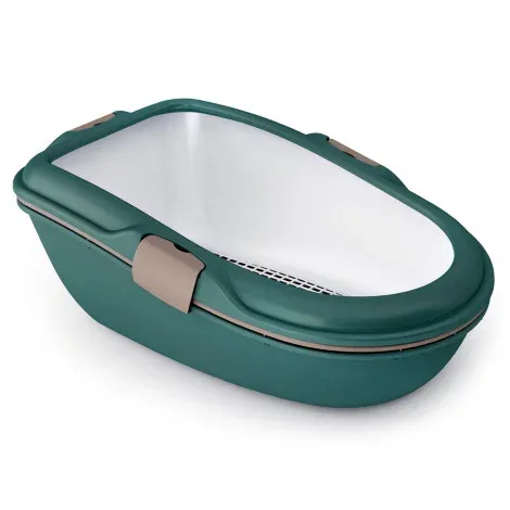 Bandeja Furba Chic Maxi para gatos – Stefanplast – Cor do Produto: Verde seco