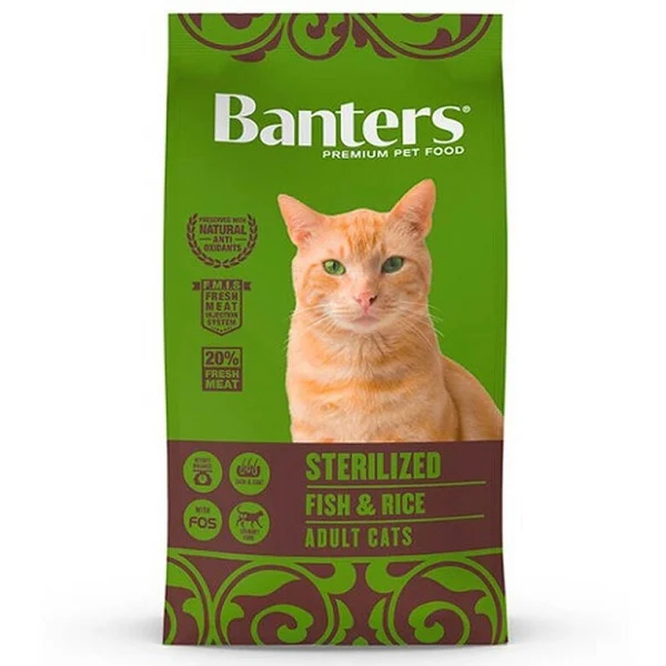 BANTERS GATO ESTERILIZADO PEIXE & ARROZ 8 KG - Image 2