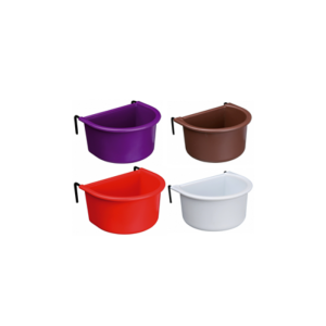 Bebedouro / comedouro para aves Hanging Bowl with Wire Holder Cores Sortidas Trixie 2 x 150 ml