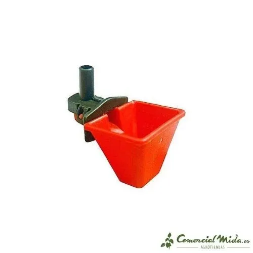Bebedouro de tigela para galinhas e aves domésticas Nível constante de água