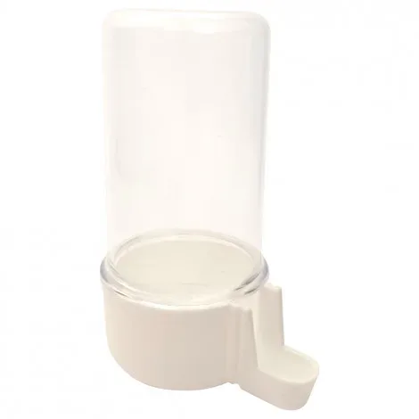 Bebedouro Leiria para aves de bico curto – IDIA RP – Cor do Produto: Transparente | Capacidade: 80 ml