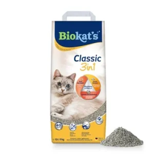 Biokat's Classic 3in1 inodora areia aglomerante