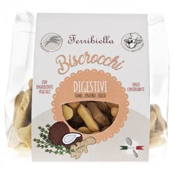 Biscoitos Vegetais Biscrocchi Digestivi para Cães-Ferribiella
