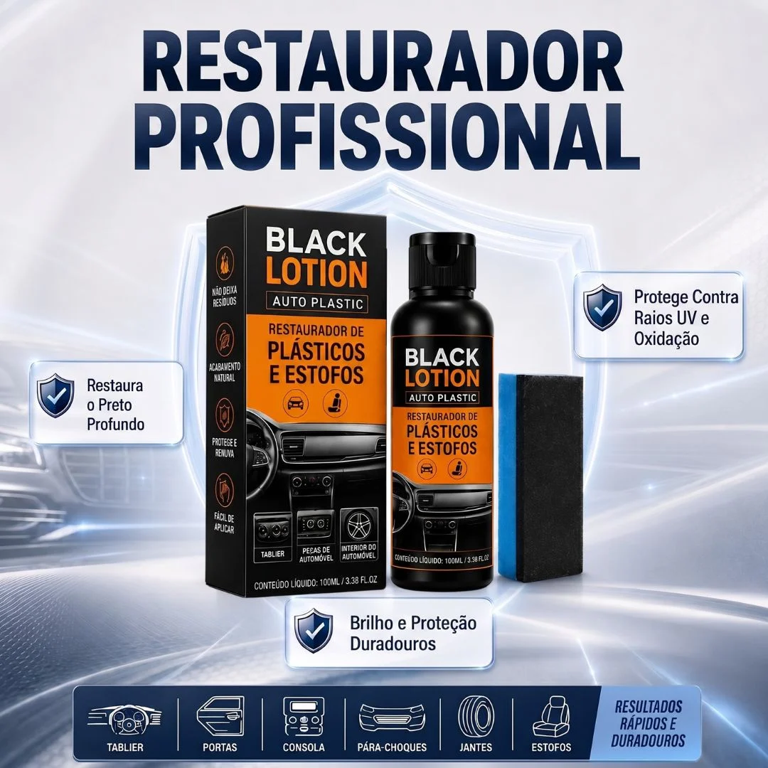 BlackLotion: Restaurador profissional de estofos