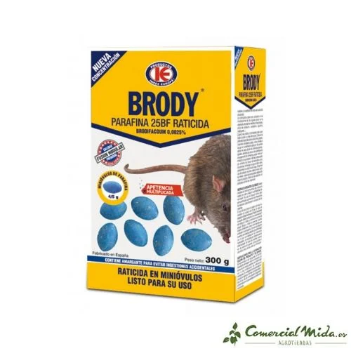 Block Bait BRODY PARAFFIN MINI OVULES 4/5 gr - Image 2
