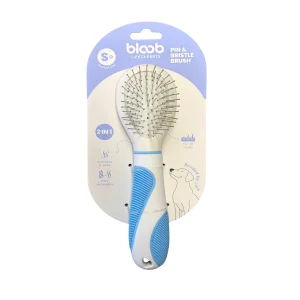 Bloob Escova de pinos e cerdas para cães