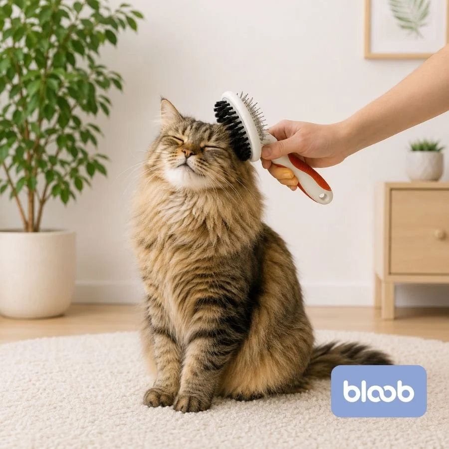 Bloob Escova de pinos e cerdas para gatos - Image 2