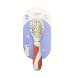Bloob Escova de pinos e cerdas para gatos
