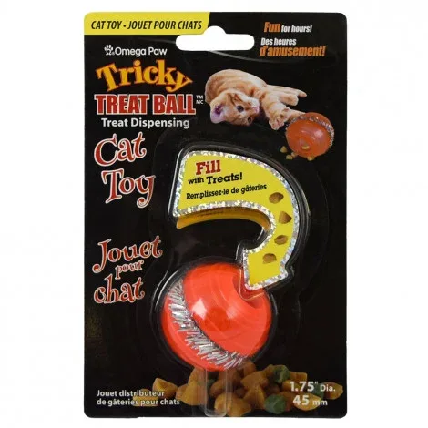 Bola dispensadora de snacks para gato Tricky Treat Ball – Omega Paw