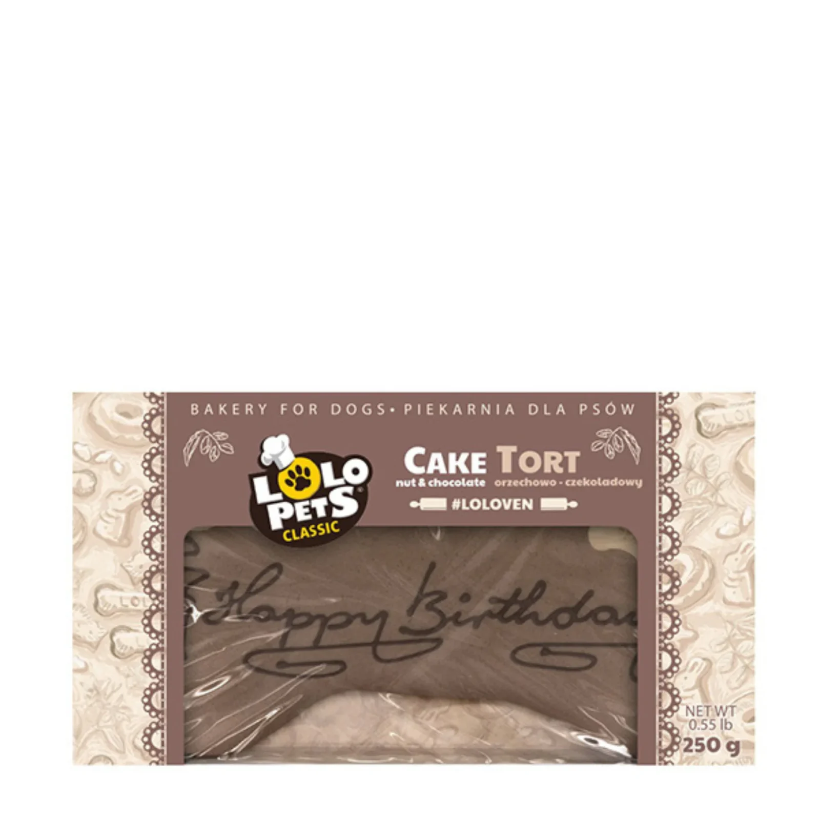 Bolo de anivers谩rio para c茫o 250g - Lolopets