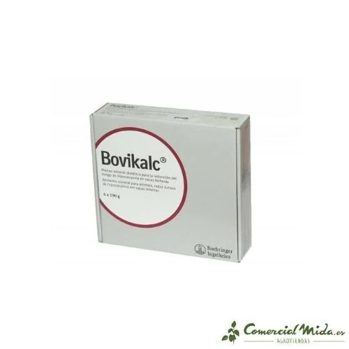 BOVIKALC Bolus Oral 4 x 190 gr para vacas