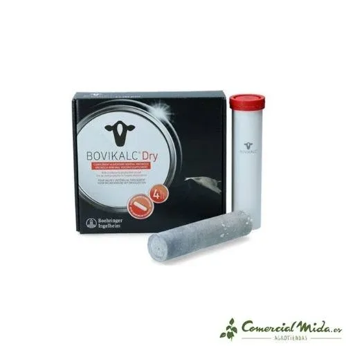 BOVIKALC DRY Bolus Oral 4 x 196 gr para vacas leiteiras