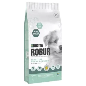 Bozita Robur Sensitive Grain Free Puppy com cordeiro - sem frango