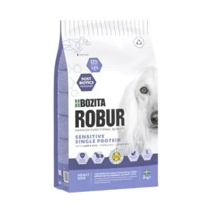 Bozita Robur Sensitive Single Protein com cordeiro e arroz