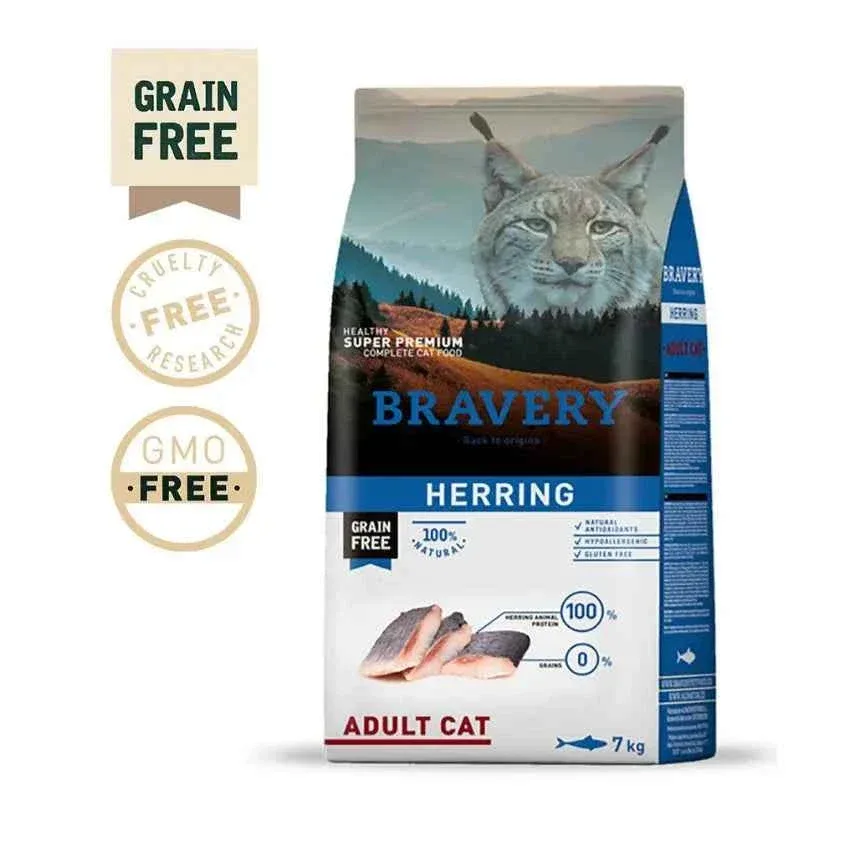 Bravery Gato Adulto – Arenque