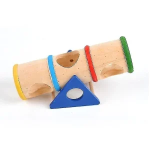 Brinquedo Balancé tronco em madeira para hamster