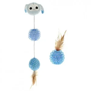Brinquedo Cute com catnip para gatos – Ferribiella – Cor do Produto: Azul