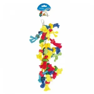 Brinquedo de peças de madeira com sino para aves – Duvo Plus