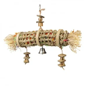 Brinquedo em corda de ervas marinhas para aves – Duvo Plus – Medidas: 35 x 46 x 10 cm