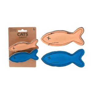 Brinquedo em Forma de Peixe para Gatos 2 Unidades