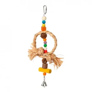 Brinquedo natural pássaro com sino – Kerbl