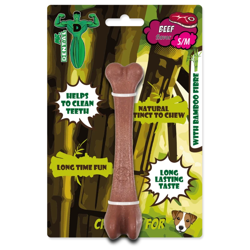 Brinquedo Nylon “Osso” sabor vaca – Mr. Dental