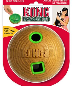 Brinquedo para cães Kong Bamboo Bola Alimentadora – M