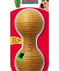 Brinquedo para cães Kong Bamboo Haltere Alimentador – M