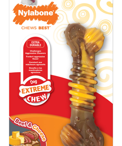 Brinquedo para cães Nylabone Dog Extreme Chew Steak and Cheese