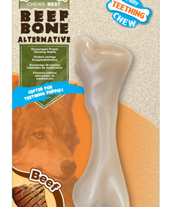 Brinquedo para cães Nylabone Wild Alternative Puppy Beef Bone Small