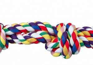 Brinquedo para cães Trixie Brinquedo Denta Fun Playing Rope com Pega 60 cm